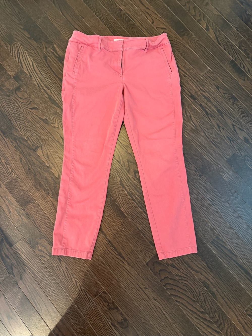LOFT Dark Pink Slim Ankle Pants